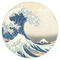 Great Wave off Kanagawa Icing Circle - XSmall - Single