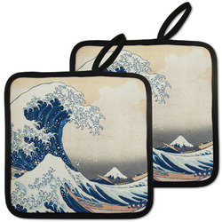 Great Wave off Kanagawa Pot Holders - Set of 2