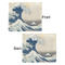 Great Wave off Kanagawa Security Blanket - Front & Back View