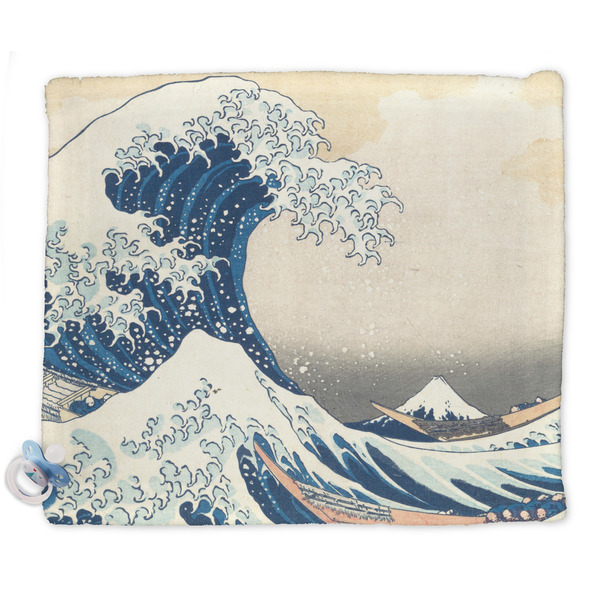 Custom Great Wave off Kanagawa Security Blankets - Double Sided