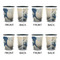 Great Wave off Kanagawa Shot Glassess - Two Tone - Set of 4 - APPROVAL