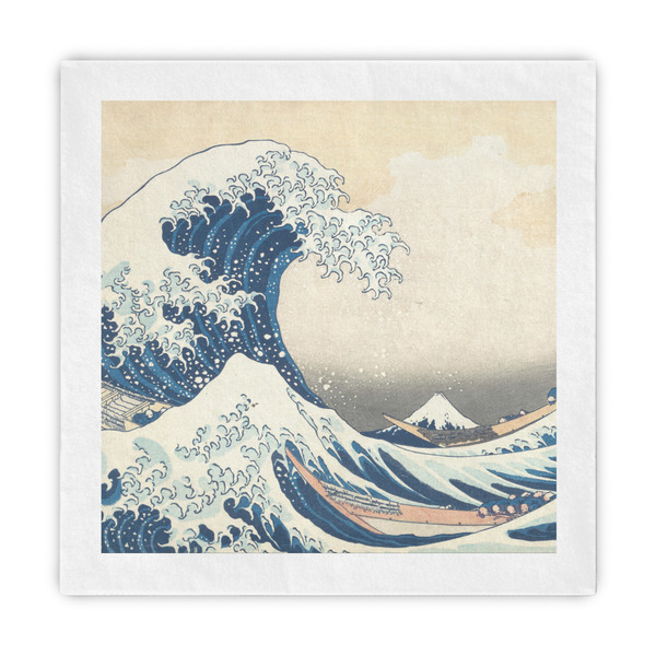 Custom Great Wave off Kanagawa Decorative Paper Napkins