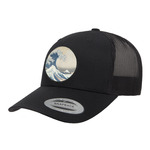 Great Wave off Kanagawa Trucker Hat - Black