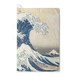 Great Wave off Kanagawa Waffle Weave Golf Towel