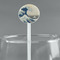 Great Wave off Kanagawa White Plastic 5.5" Stir Stick - Round - Main