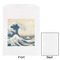 Great Wave off Kanagawa White Treat Bag - Front & Back View