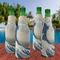 Great Wave off Kanagawa Zipper Bottle Cooler - Set of 4 - LIFESTYLE