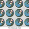 Water Lilies #2 1" Multipurpose Round Labels - Sheet