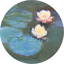 Water Lilies #2 Multipurpose Round Labels - 1"