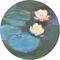 Water Lilies #2 1" Multipurpose Round Labels - Single Sticker