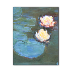 Water Lilies #2 Wood Print - 11x14