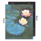 Water Lilies #2 16x20 Wood Print - Front & Back View