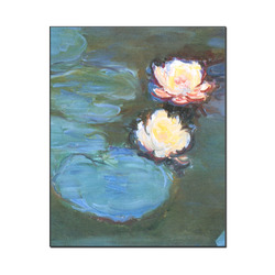 Water Lilies #2 Wood Print - 16x20