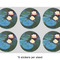 Water Lilies #2 3" Multipurpose Round Labels - Sheet