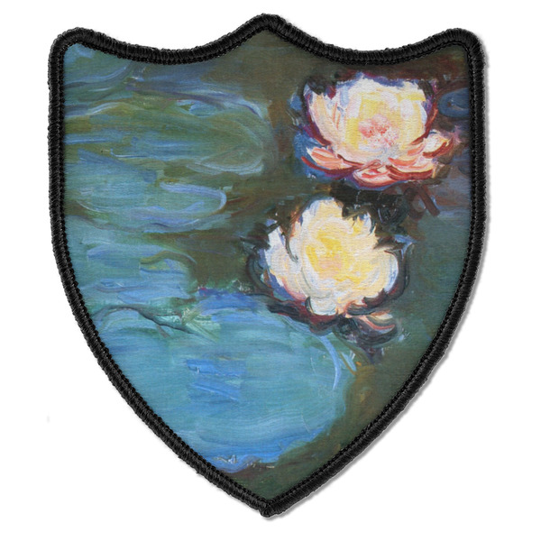 Custom Water Lilies #2 Iron On Shield Patch B