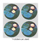 Water Lilies #2 4" Multipurpose Round Labels - Sheet