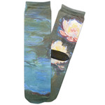 Water Lilies #2 Adult Crew Socks