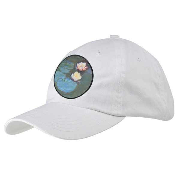 Custom Water Lilies #2 Baseball Cap - White