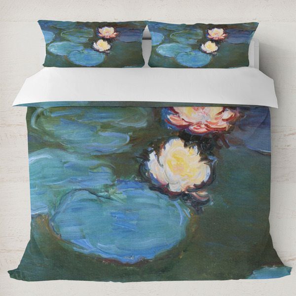 Custom Water Lilies #2 Duvet Cover Set - King