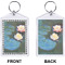 Water Lilies #2 Bling Keychain (Front + Back)