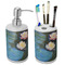 Water Lilies #2 Ceramic Bathroom Accessories