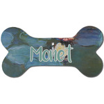 Water Lilies #2 Ceramic Dog Ornament - Front