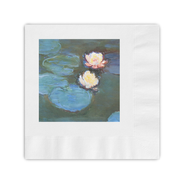 Custom Water Lilies #2 Coined Cocktail Napkins