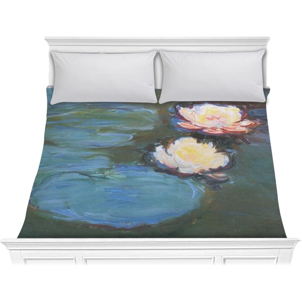 Custom Water Lilies #2 Comforter - King