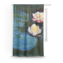 Water Lilies #2 Curtain Panel - Custom Size