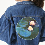Water Lilies #2 Twill Iron On Patch - Custom Shape - 3XL - Set of 4