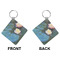 Water Lilies #2 Diamond Keychain (Front + Back)