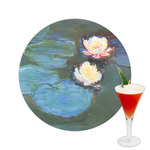 Water Lilies #2 Printed Drink Topper -  2.5"