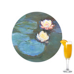 Water Lilies #2 Printed Drink Topper - 2.15"