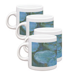 Water Lilies #2 Single Shot Espresso Cups - Set of 4