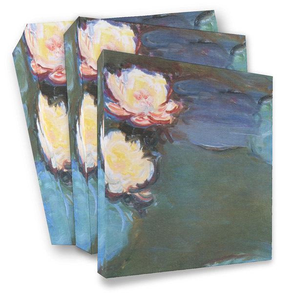 Custom Water Lilies #2 3 Ring Binder - Full Wrap