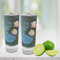 Water Lilies #2 Glass Shot Glass - 2 oz - LIFESTYLE