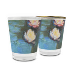 Water Lilies #2 Glass Shot Glass - 1.5 oz