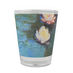 Water Lilies #2 Glass Shot Glass - 1.5 oz - Single