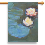 Water Lilies #2 28" House Flag - Single Sided