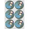 Water Lilies #2 Icing Circle - Large - Set of 6