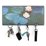 Water Lilies #2 Key Hanger w/ 4 Hooks