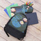 Water Lilies #2 Large Backpack - Black - With Stuff