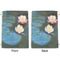 Water Lilies #2 Large Laundry Bag - Front & Back View