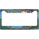 Water Lilies #2 License Plate Frame - Style B