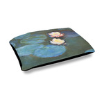 Water Lilies #2 Outdoor Dog Bed - Medium