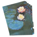 Water Lilies #2 Binder Tab Divider Set