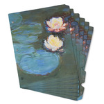 Water Lilies #2 Binder Tab Divider - Set of 6