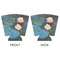 Water Lilies #2 Party Cup Sleeves - with bottom - APPROVAL