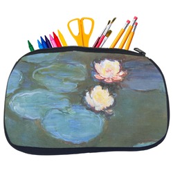 Water Lilies #2 Neoprene Pencil Case - Medium