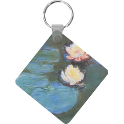 Water Lilies #2 Diamond Plastic Keychain